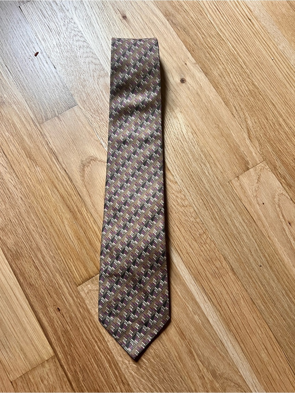 Christian Dior Classic Brown Patterned Men's Tie